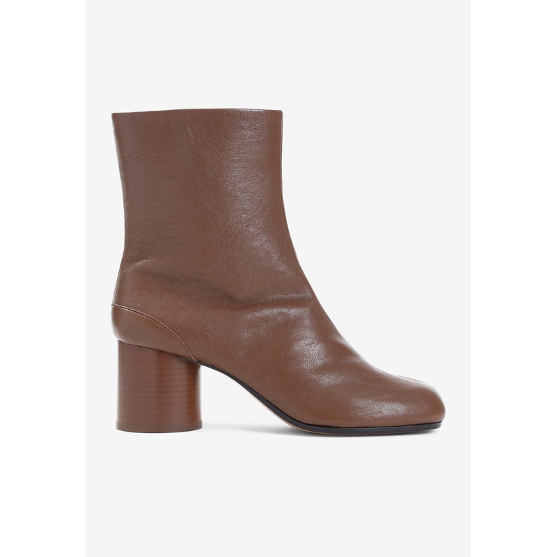 Tabi Leather Ankle Boots Brown wshoeseu_EU 36