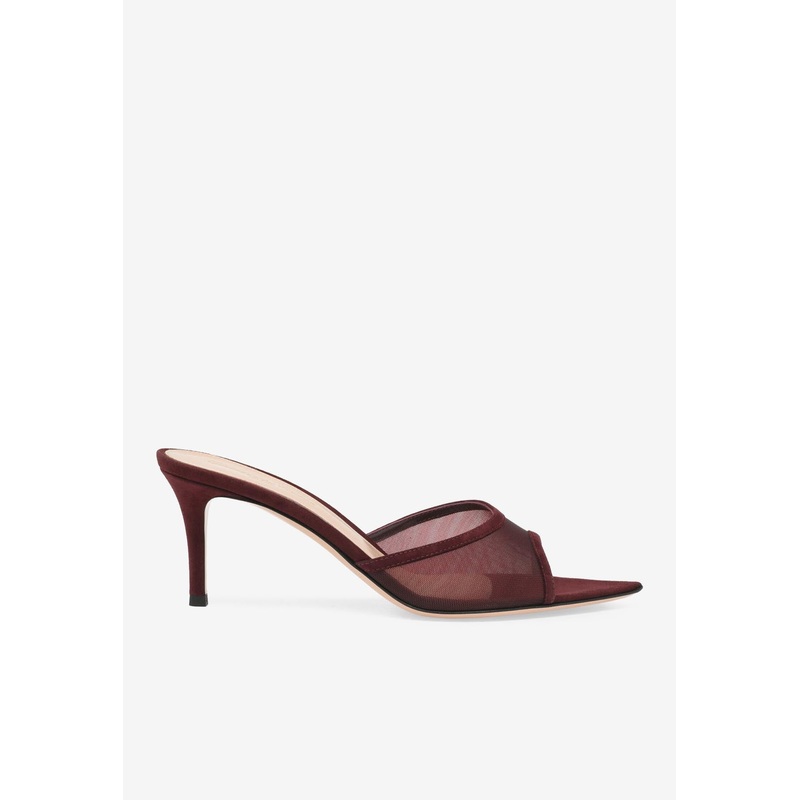 Sienna 70 Suede Mules Burgundy wshoeseu_EU 41