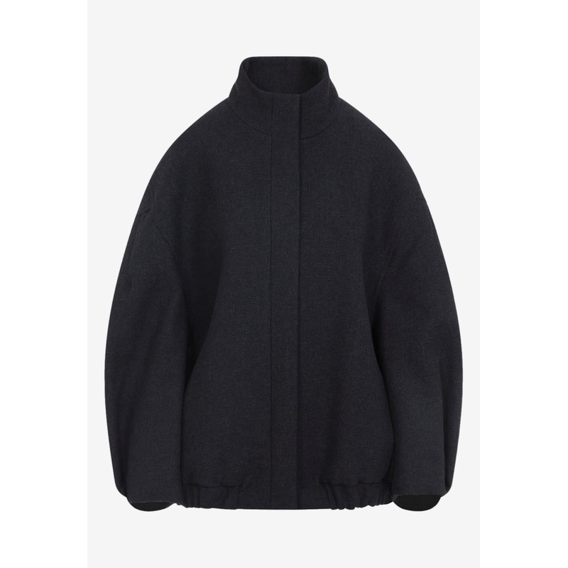 Voles High-Collar Jacket Gray wrtwstd_XS
