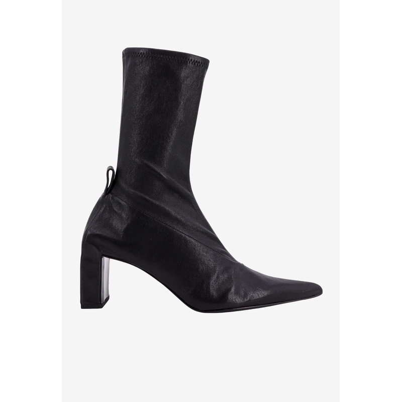 65 Leather Mid-Calf Boots Black wshoeseu_EU 36