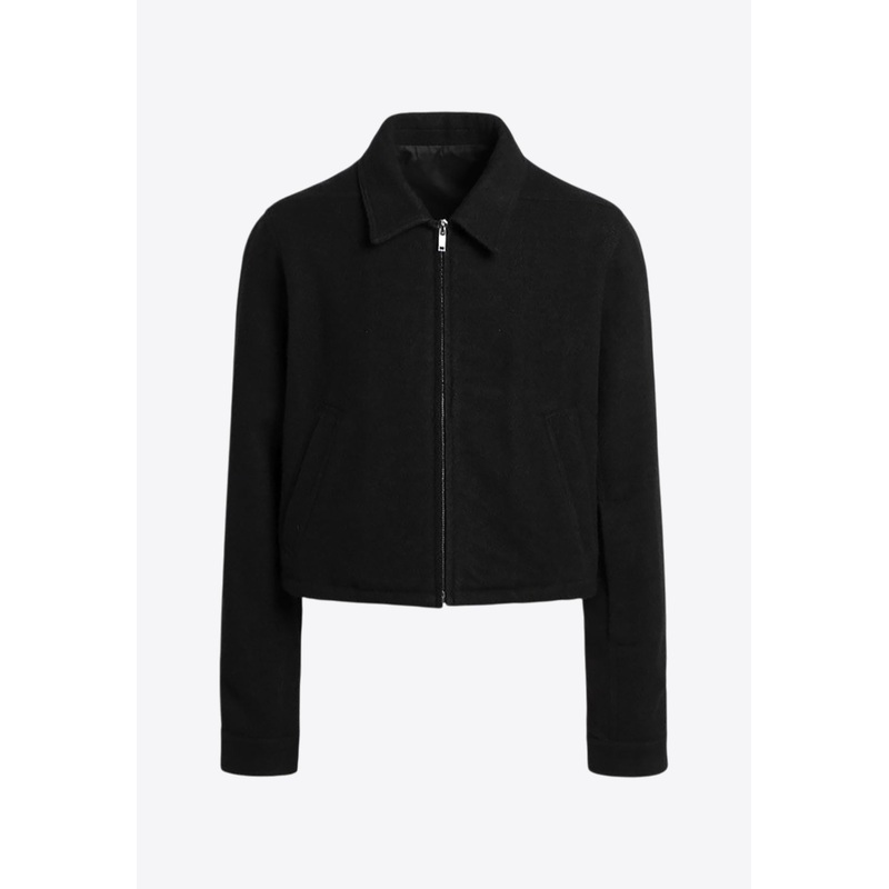 Alice Brad Wool Cropped Jacket Black mrtwit_IT 48