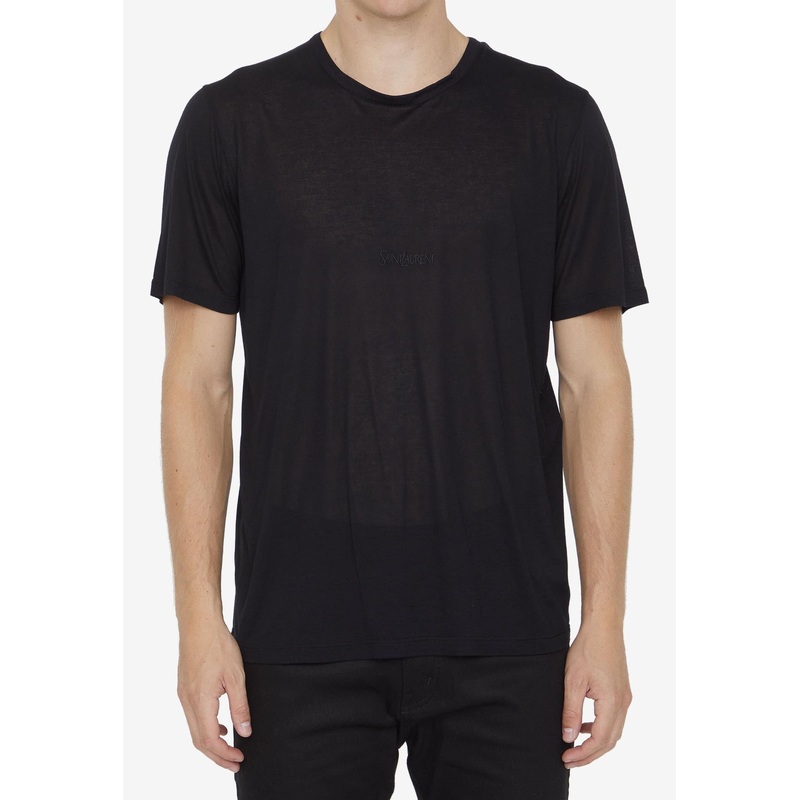 Cassandre Embroidered T-shirt Black mrtwstd_M