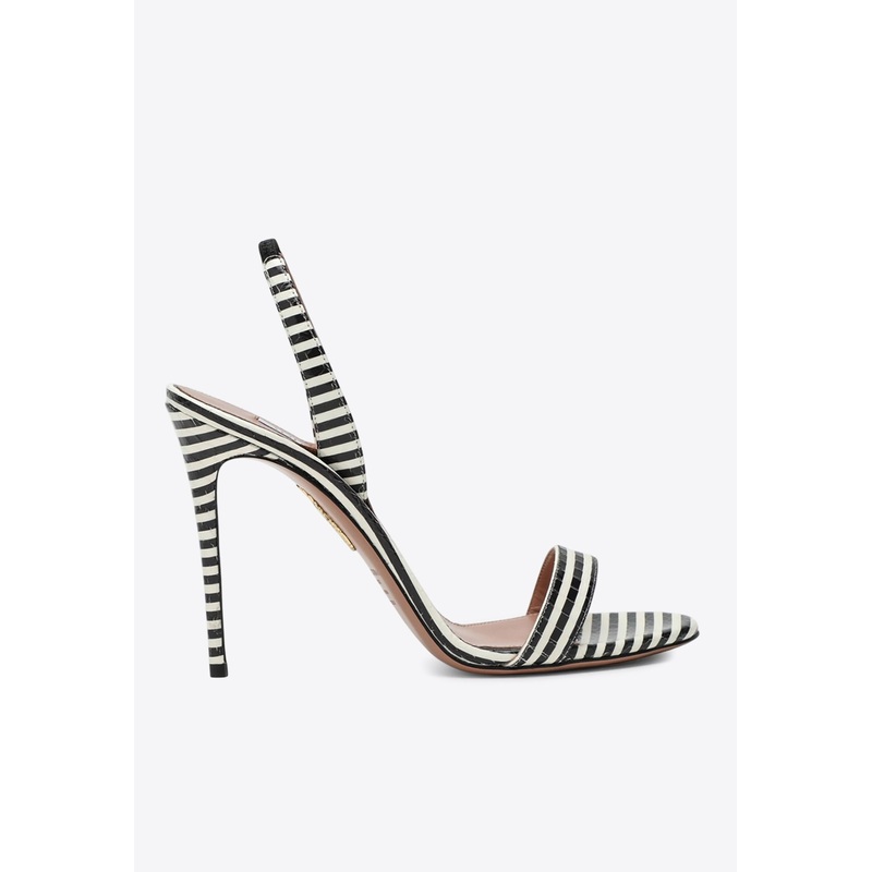 So Nude 105 Striped Sandals Monochrome wshoeseu_EU 36