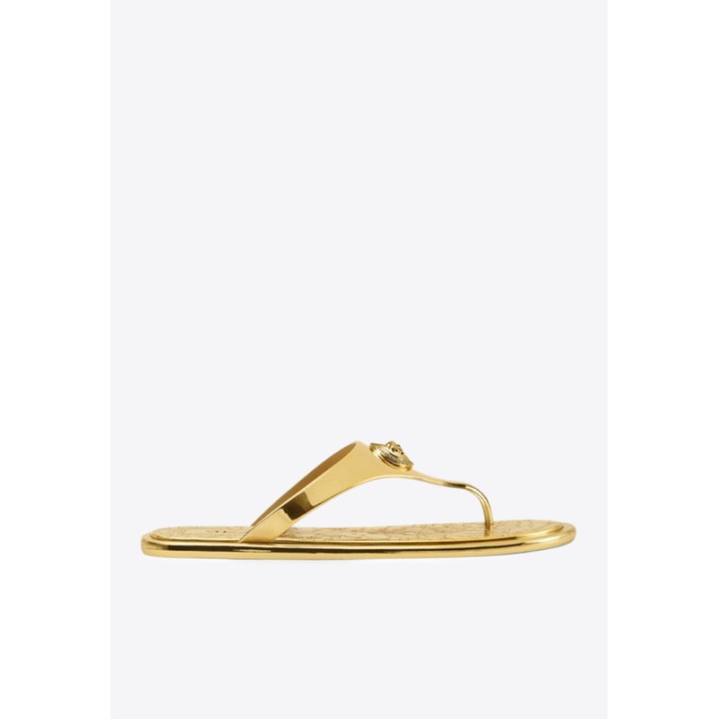 Alia Metallic Flat Sandals Gold wshoeseu_EU 36