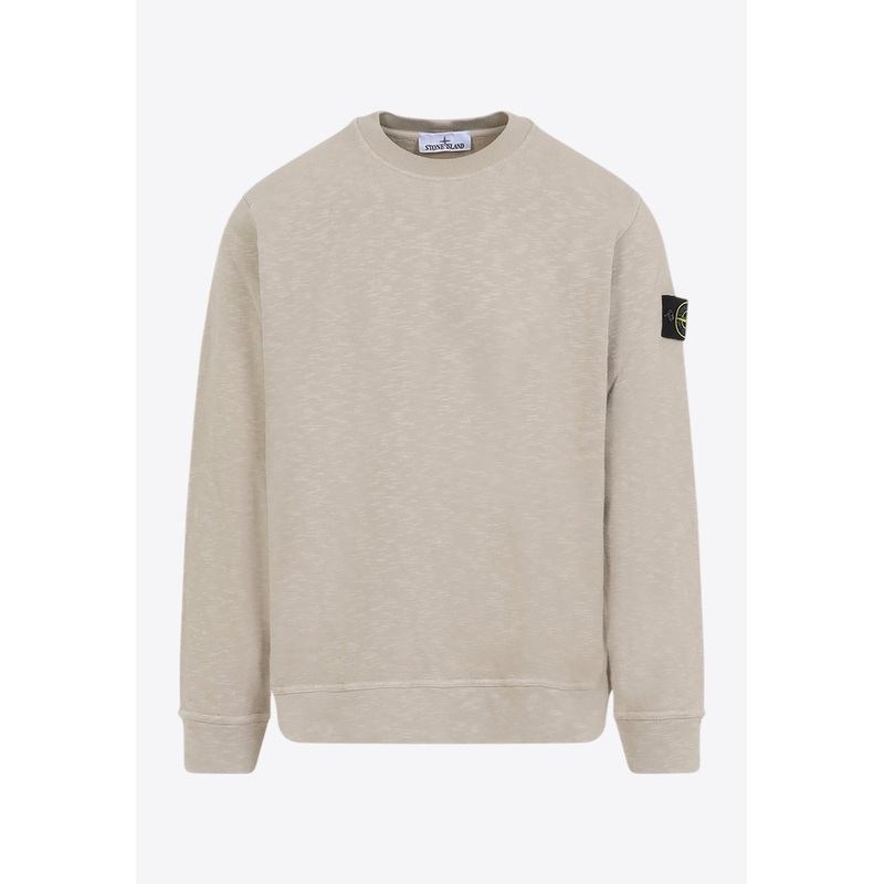 Logo-Patch Pullover Sweatshirt Desert mrtwstd_S