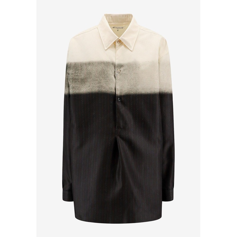 Oversized Long-Sleeved Shirt Black wrtwit_IT 44