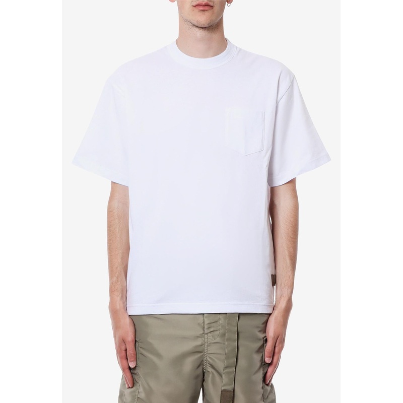 Side-Zip Crewneck T-shirt White mrtwstd_2