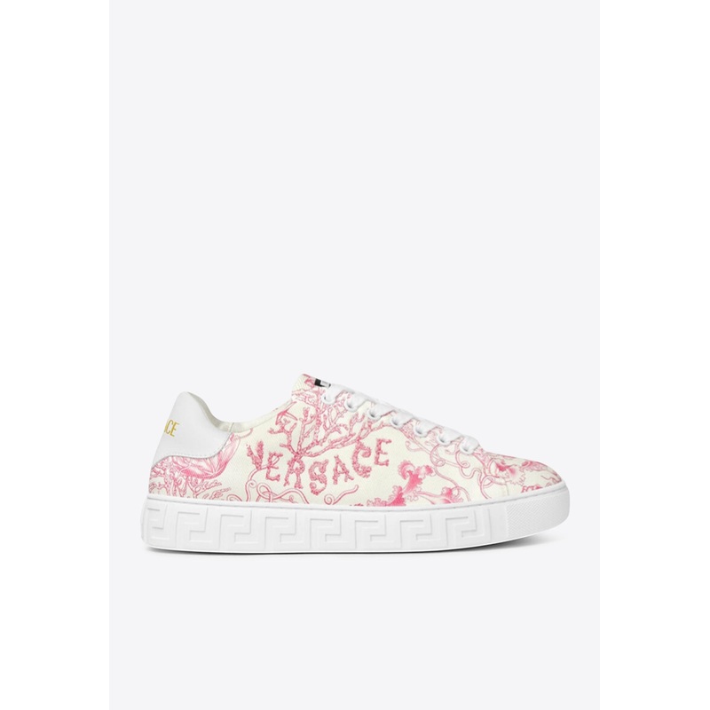 Underwater Barocco Greca Low-Top Sneakers Pink wshoeseu_EU 37