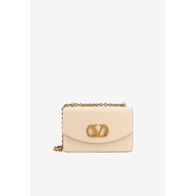 Vain VLogo Leather Shoulder Bag Butter Onesize
