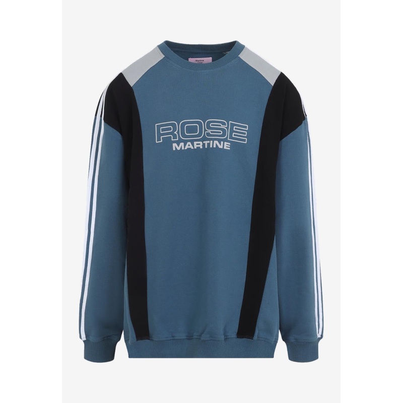 Color-Block Logo Sweatshirt Blue mrtwstd_S