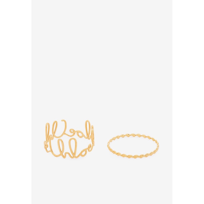 Iconic Bracelet Set Gold Onesize