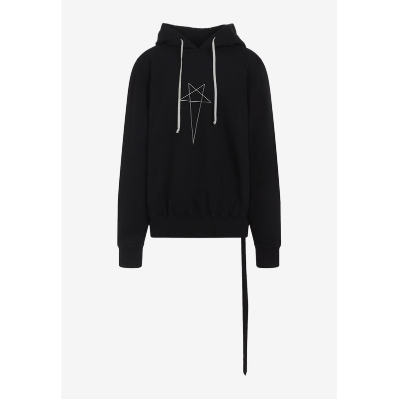 Oversized Hooded Sweatshirt Black mrtwstd_S