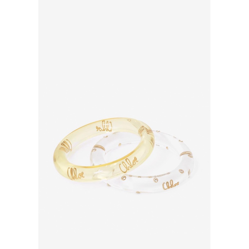 Plage Logo Bangles – Set of 2 Multicolor Onesize