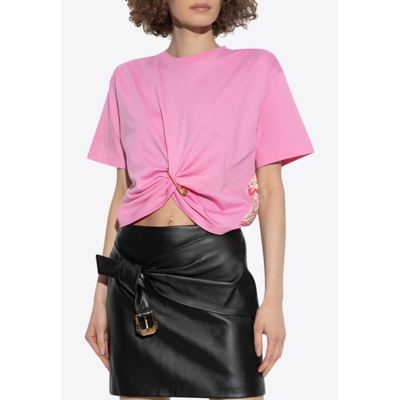 Underwater Barocco Safety Pin T-shirt Pink wrtwit_IT 40
