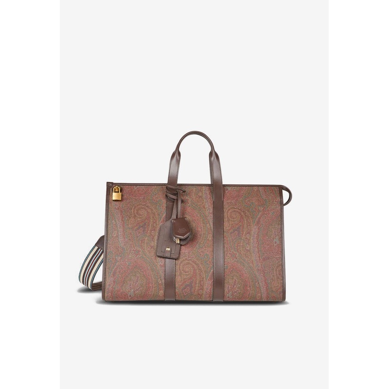 Arnica Paisley Jacquard Travel Bag Brown Onesize