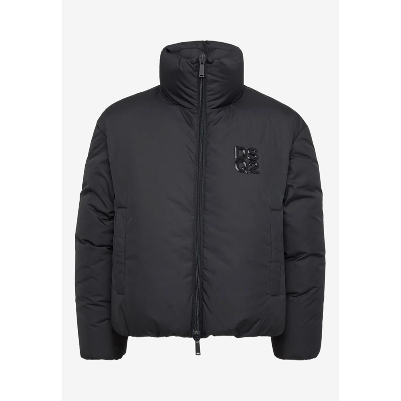 Ball Zip-Up Puffer Jacket Black mrtwit_IT 46