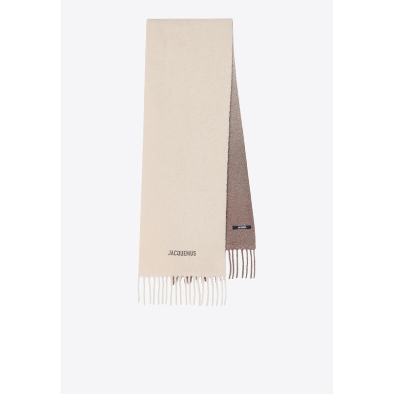Moisson Fringed Scarf Beige Onesize