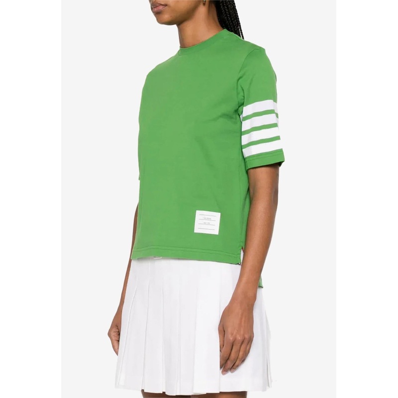 4-bar Stripes Crewneck T-shirt Green wrtwit_IT 36