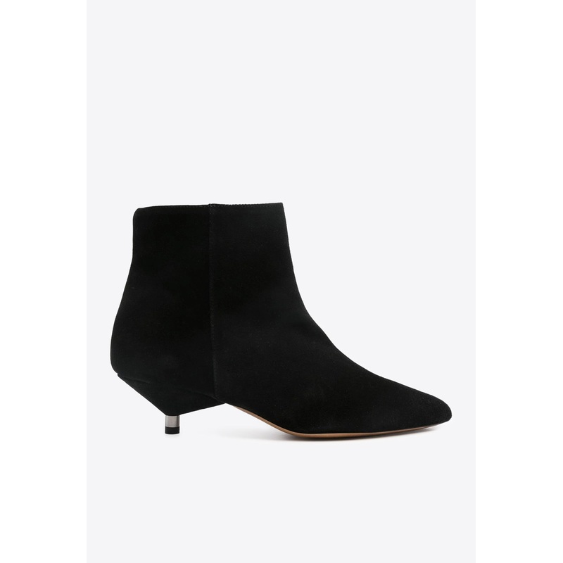 45 Suede Ankle Boots Black wshoeseu_EU 36