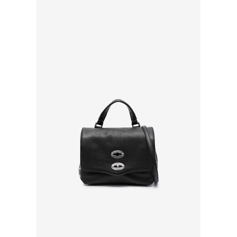 Baby Postina Leather Tote Bag Black Onesize