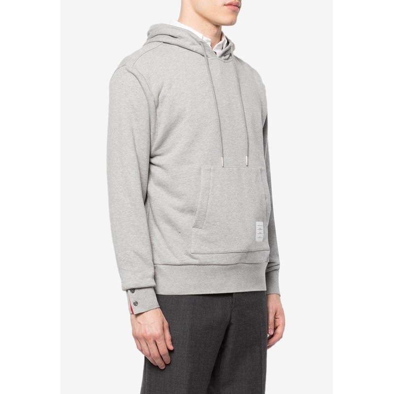 Classic Loopback Hooded Sweatshirt Gray mrtwstd_1