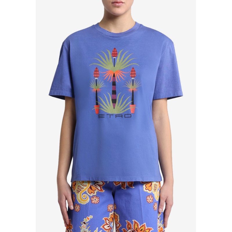 X Agostino Lacurci Printed T-shirt Blue wrtwstd_XS
