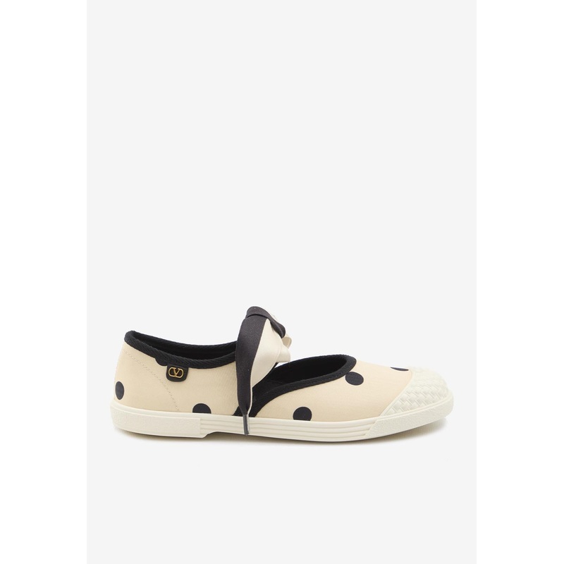 Bay by Bay Polka Dot Ballet Sneakers Cream wshoeseu_EU 39