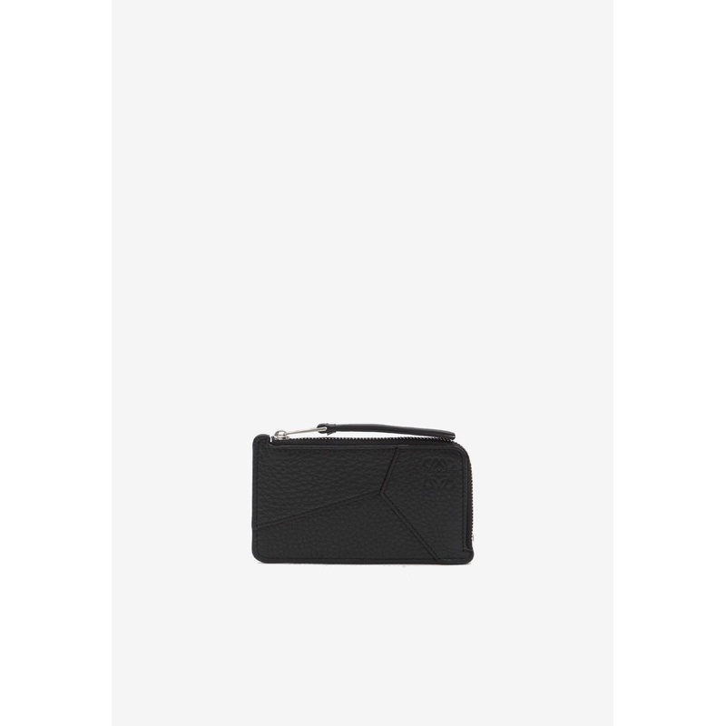 Puzzle Edge Zip Cardholder Black Onesize