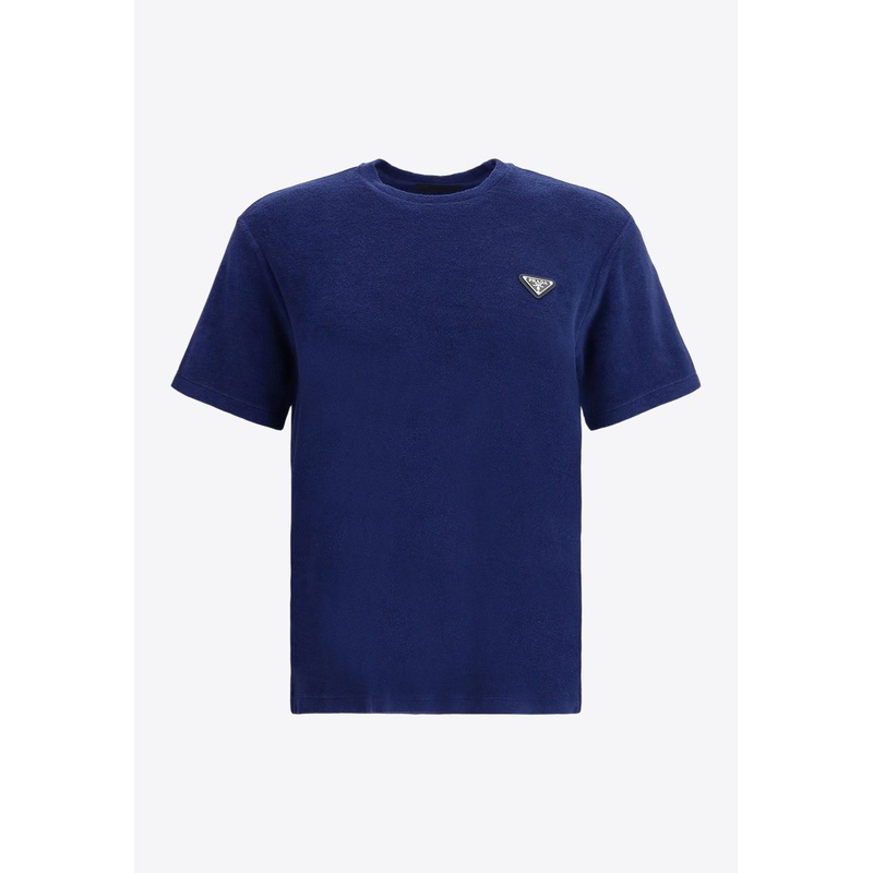 Triangle Logo Crewneck T-shirt Blue mrtwstd_S