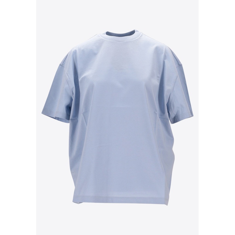 Triangle Logo Oversized T-shirt Light Blue wrtwstd_XS