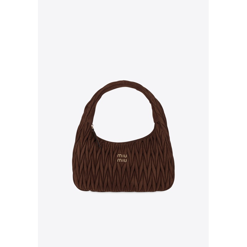 Wander Matelass Suede Shoulder Bag Cocoa Onesize