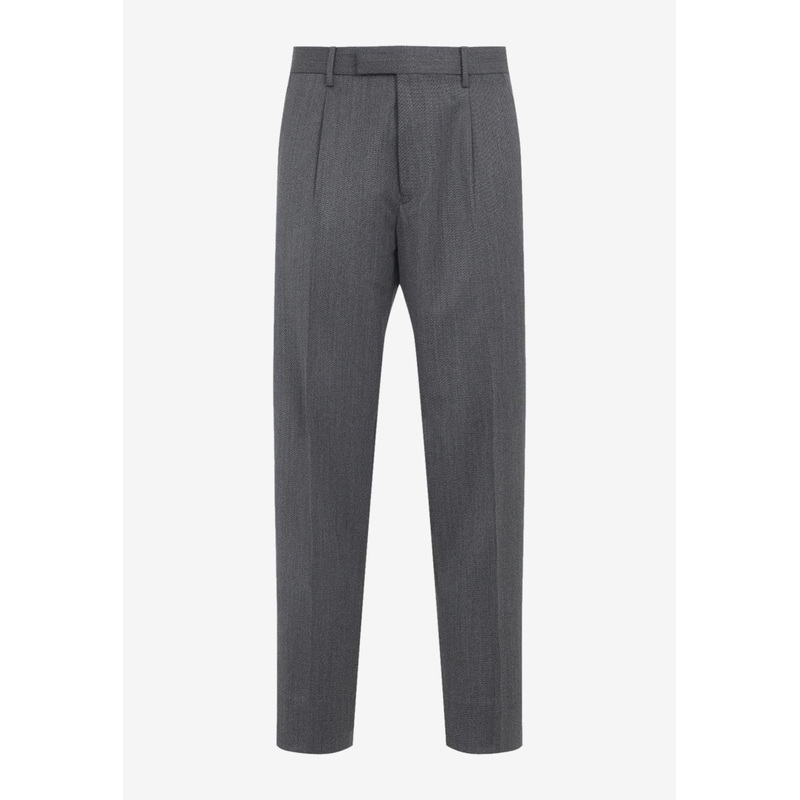 Wool Tailored Pants Gray mrtwit_IT 52