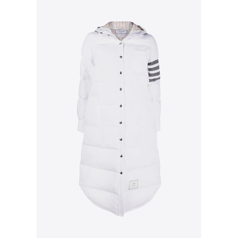 4-bar Stripes Padded Parka White wrtwit_IT 40