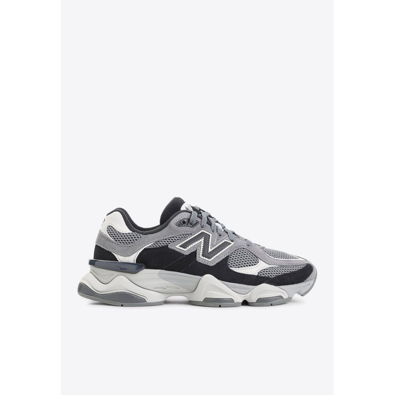 9060 Low-Top Sneakers in Black and Castlerock Gray mshoesus_US 12