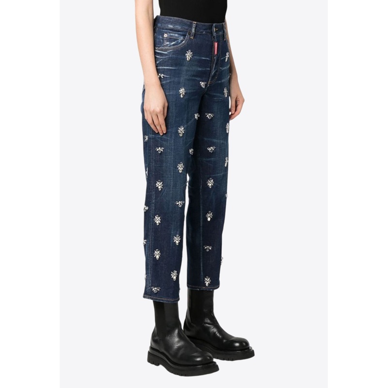 Boston Crystal Flies Jeans Indigo wrtwit_IT 36