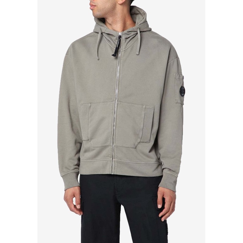 Signature Lens Zip-Up Hoodie Gray mrtwstd_S