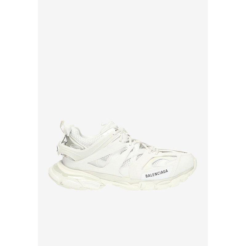 Track Mesh and Nylon Sneakers White mshoeseu_EU 47