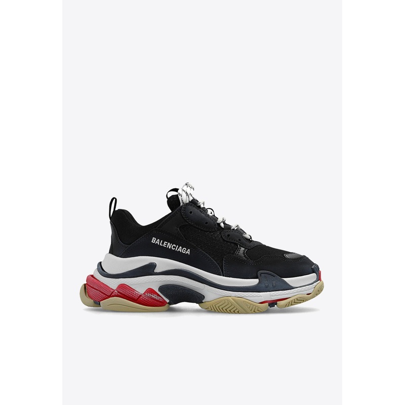 Triple S Low-Top Sneakers Black mshoeseu_EU 47