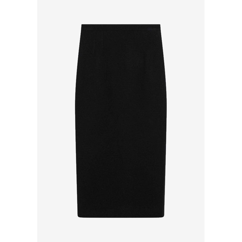 Wool Pencil Skirt Black wrtwit_IT 42