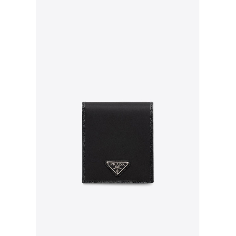 Bi-Fold Logo Re-Nylon Wallet Black Onesize