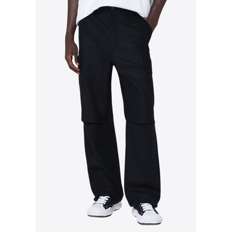 Wool Track Pants Black mrtwit_IT 46