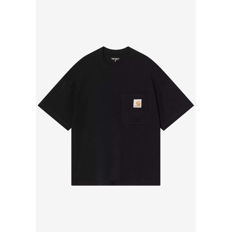 Work Pocket Boxy T-shirt Black mrtwstd_S