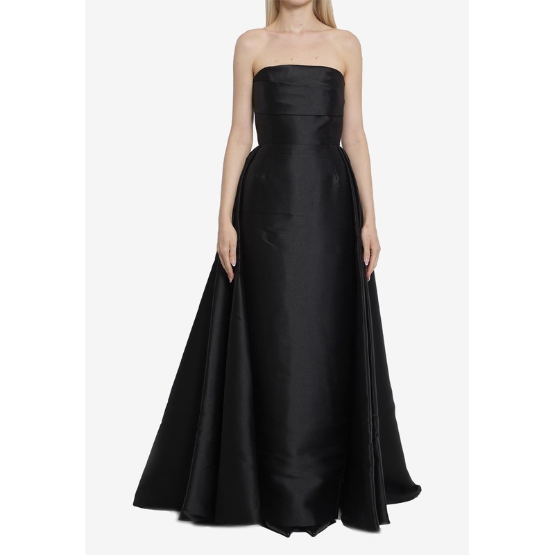 Tiffany Strapless Gown Black wrtwuk_UK 6