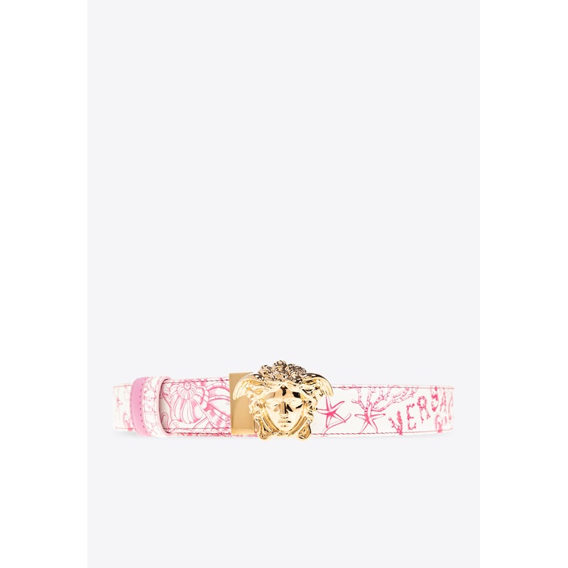 Underwater Barocco Reversible Belt Pink 65