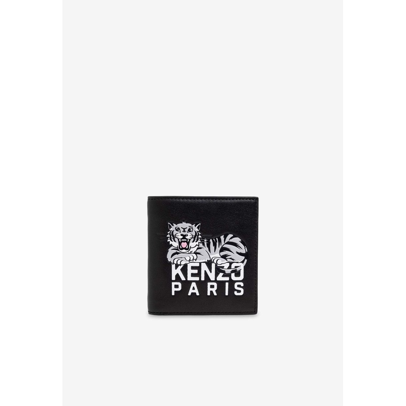 Varsity Tiger Leather Wallet Black Onesize