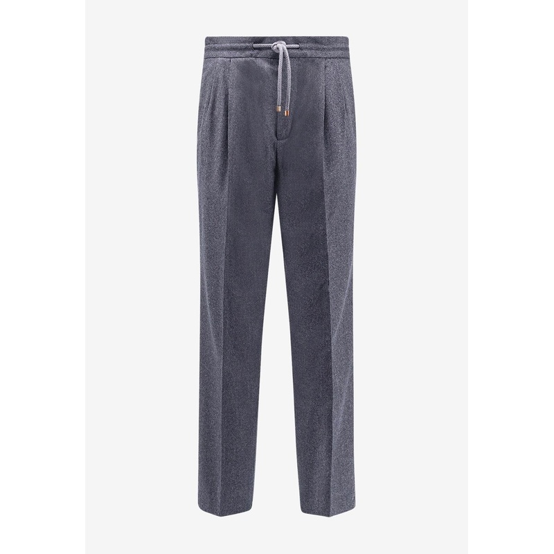 Wool Drawstring Pants Gray mrtwit_IT 48