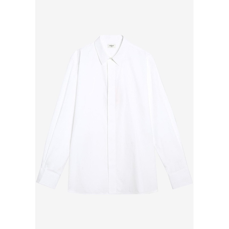 Cassandre Long-Sleeved Shirt White mrtwshirtseu_EU 39