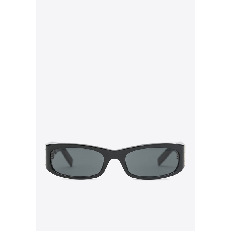 Cassandre Rectangular Sunglasses Gray Onesize