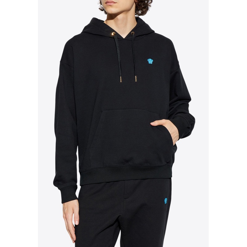 Embroidered Medusa Hooded Sweatshirt Black mrtwstd_S