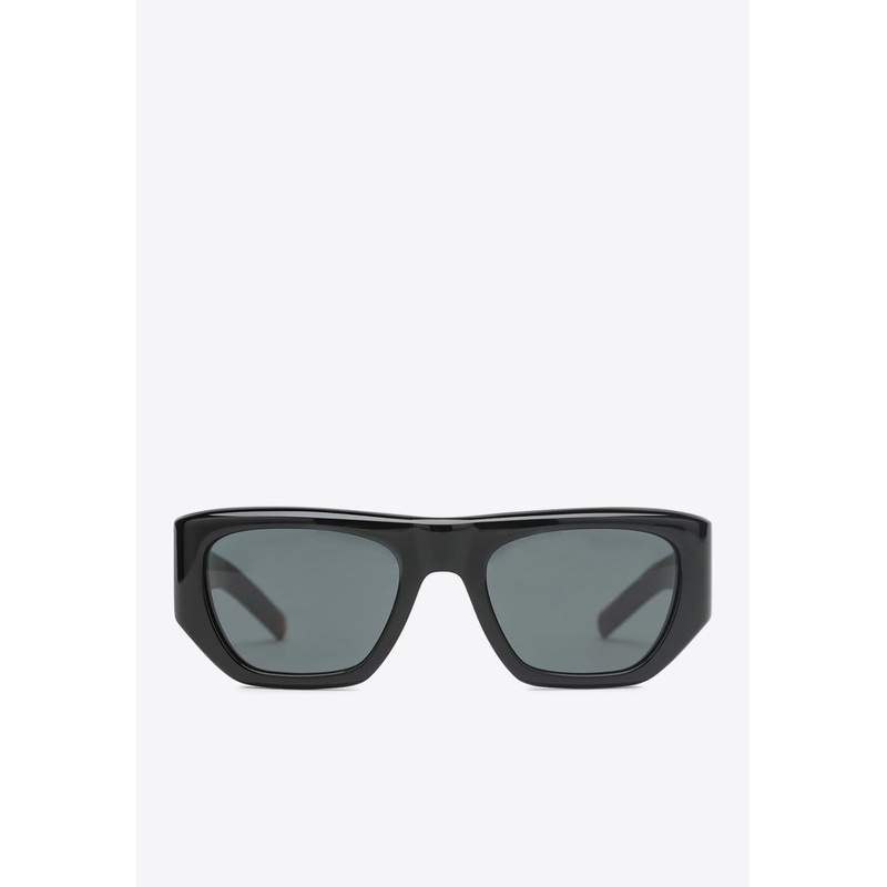 Logo Square Sunglasses Gray Onesize